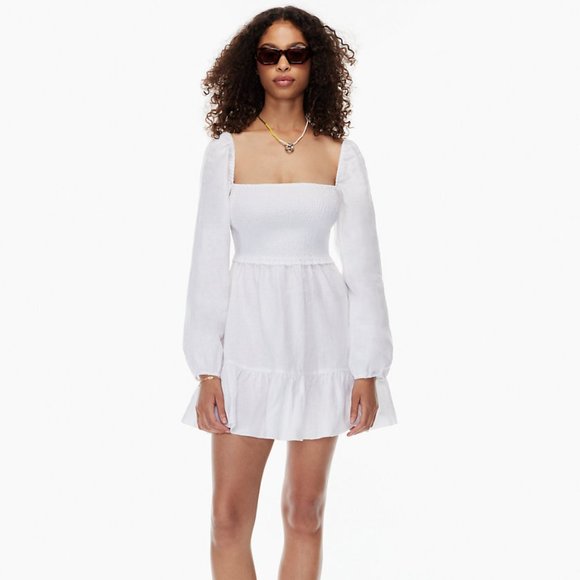 Aritzia Dresses & Skirts - Aritzia Wilfred linen tempest mini